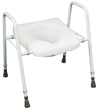 President Raised Toilet Seat and Frame - Adjustable Width