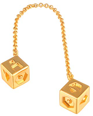 Han Solo Dice Cosplay Costume Accessories Lucky Charm Pendant Chain Set Film Props Replica Gift for Adult