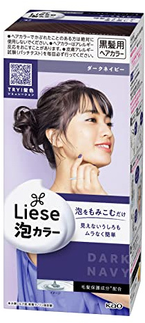 Kao Liese Bubble Color Hair Dye - Dark Navy