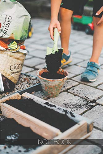 Notebook: Pot gardening child soil cultivation [110 pages]: Pot gardening child soil cultivation