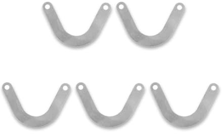 Placa de válvula de 5 piezas, accesorio de compresor de aire de metal en forma de U de 59 mm de ancho, buena dureza Placa de válvula de buena calidad, pieza de compresor de aire