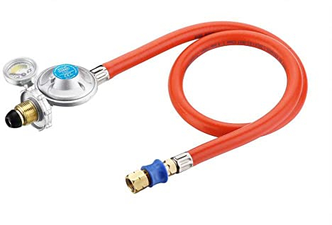 Cadac LP Propane Screw-On Pol Regulator With QR Coupling Silver