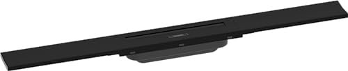 hansgrohe 56043670 RainDrain Flex Complete Set Shower Drain 700 Can Be Shortened Matte Black Channel, 70 cm