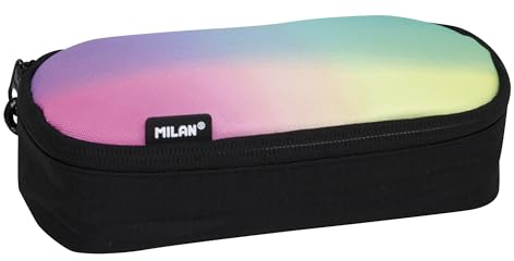 MILAN Sunset Federmäppchen, oval, Schwarz