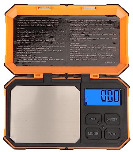 Gramm-Messgerät, Digitale Waage für Gramm, 500 G Kapazität, Präzisionswaage