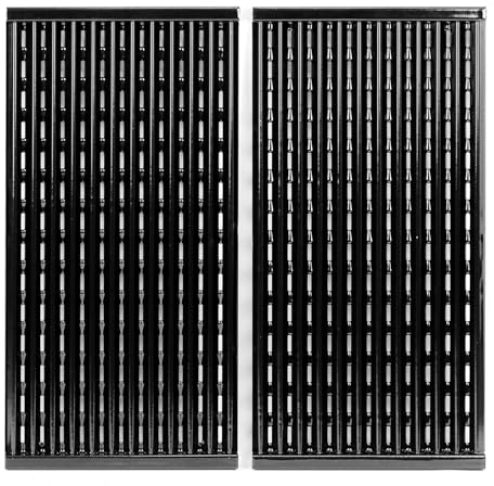43 cm grillgaller för Charbroil Performance 2 brännare 4633316, 463672016, 463672416, 463672216 gasgrill, 3 brännare 463280019, 463370719, 463371116, G460-pack 0500-W1 Porslinemaljerade sändarplattor