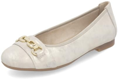 Remonte Ballerines classiques D0K10 pour femme, semelle lâche, Or 90, 38 EU