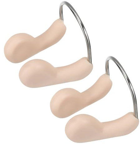Abaodam 1 Satz Wasserdichtes Nasenclip Schwimmnasenclip Erwachsene Kind Nasenklammern Bewachen Schwimmen Zubehör Nasenzange Zum Schwimmen Nasenklammer Zum Schwimmen Schwimmzubehör 2 Stück