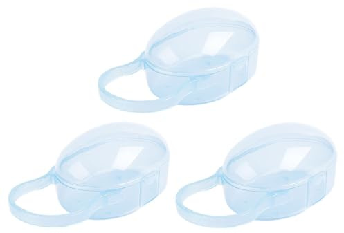 QUXVUIS Comoda scatola portaciuccio da viaggio sicura e non tossica, buona custodia per capezzoli per bambini, scatole per ciuccio, custodia per ciuccio facile da pulire