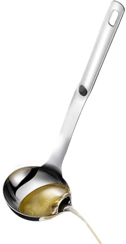 Ihdjasg Séparateur de graisse - Louche en acier inoxydable avec long bec verseur - Séparateur de graisse alimentaire - Pour une utilisation dans les appartements, les magasins, les boulangeries et les