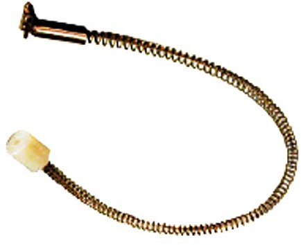 Loggyland Bremsfeder mit Gummi-Puffer für den Start - Seilbahn Zubehör ~ Spiralbremsfeder für Seilbahn 1,50m, Edelstahl