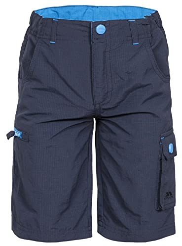 Trespass unisex barn Marty sommarshorts med UV-skydd Marinblått Xsp 2/3