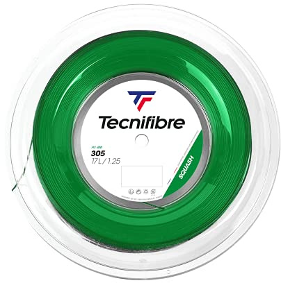 Tecnifibre 305 Grün 1,25 Squash-Seil für Erwachsene, Unisex, 200 m