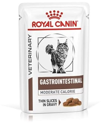 Royal Canin Moderate Calorie Gastrointestinal Veterinary Health Nutrition Cat Food 48 x 85g sachets