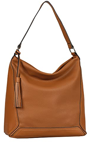 TOM TAILOR, ISA, Damen, Schultertasche, one size, Cognac
