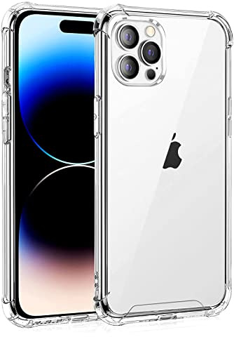 Whioltl Compatible with iPhone 14 Pro Max Case, Anti-Scratch, Crystal Clear Phone cover, Shockproof iPhone 14 Pro Max Case With Drop Protection Corners - Transparent (6.7-Inch)