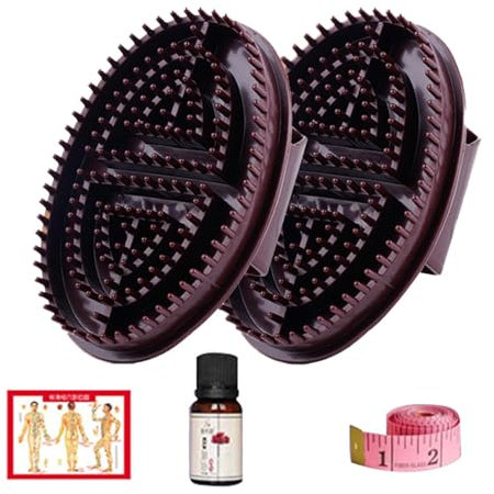 Spazzola per massaggio meridiano, spazzola professionale,Spazzola per massaggio Spazzola per meridiani - Pettine da massaggio a lunga durata per pettine per olio essenziale da massaggio