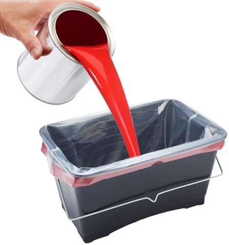 ProDec 10 pcs 15 litre Recycled Plastic Paint Scuttle Liners for Quick, Mess Free, Water Free Paint Colour Changes, No Hassle Easy Clean Up, Avoids Washing Paints Down Sinks, Compatible Scuttles