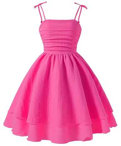 Genérico - Vestido de princesa para niña, ceremonia, de noche, color marfil y satén, cinturón de lazo para boda, bautizo, gala, niña, ocasión A121, rojo, 12 años
