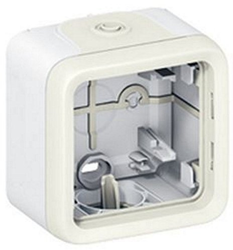Legrand 069689 Boîtier Étanche à Embouts 1 Poste Plexo Composable IP55, Blanc