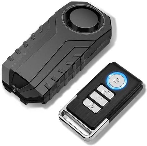 Bicycle Alarm, Wireless Anti-Theft Security Alarm for Bike Motorcycle Car Mobility Scooter Vehicles Door Window,