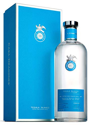 Casa Dragones Blanco Tequila 70cl, 40% ABV – 100% Blue Agave, Small-Batch Purity with Volcanic Spring Water - Crisp, Herbaceous & Smooth – Perfect on the Rocks or in Premium Margaritas