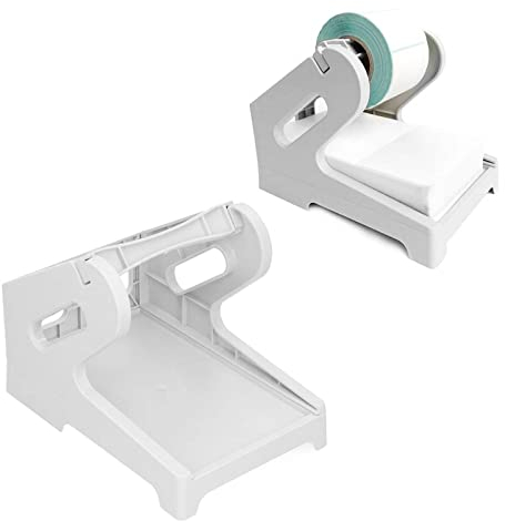 Hztyyier Etikettenhalter für Rollen- und Endlosetiketten, Desktop-Etikettendrucker-Zubehör, Weiß, 7,9 x 5,3 x 6 Zoll, 5 Trays, Thermal, USB, Monochrom, 300/600 dpi, A4, Simplex