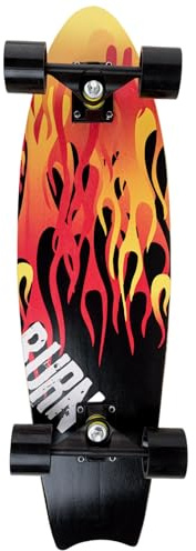 Monopatín Cruiser Skate Surfskate MINIBURN 69 cm | Carving y Cruising | Tabla de Arce | Ejes de Aluminio | Ruedas 60x45 mm, ABEC-7 | Madera de Arce