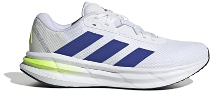 adidas Men's Galaxy 7 Running Shoes, FTWR White/Lucid Blue/Lucid Lemon, 10 UK