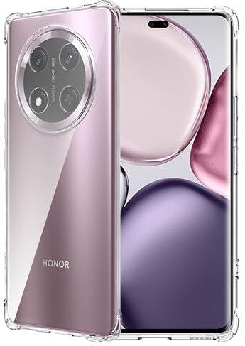 FDHYFGDY Funda para Honor Magic 7 Lite Carcasa, Funda de Silicona Transparente a Prueba de Golpes, Funda de Parachoques de TPU Suave y Transparente