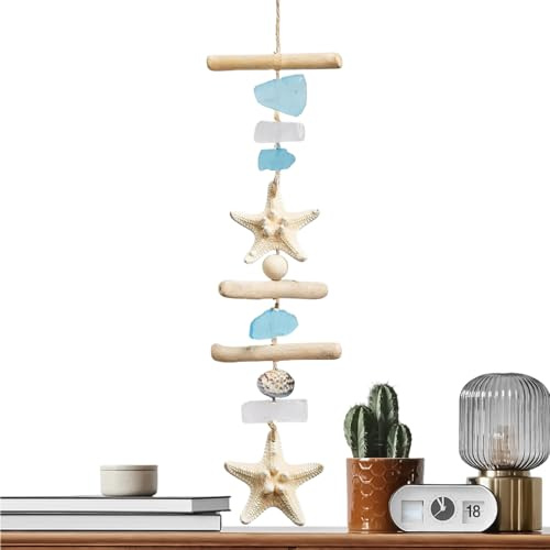 Marino Decorativo Per La Casa - Pendente Decorativo Per Atmosfera - Pendente Sea Glass per Finestra | Per Feste Camera Da Soggiorno Ristorante Interno Esterno