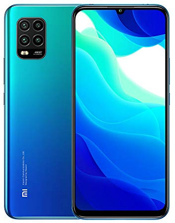 Xiaomi Mi 10 Lite 5G -Smartphone 6.57 FHD+ DotDisplay (6GB RAM, 128GB ROM, Quad Camera, 4160mah Batteria, 2020 [Versione Italiana] - Colore Aurora Blue