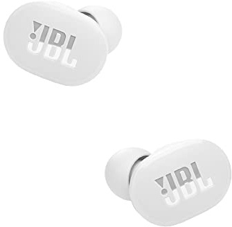 JBL Tune 130 NC TWS – Wasserfeste, True-Wireless In-Ear-Kopfhörer mit Noise-Cancelling in Weiß – Mit bis zu 40 Stunden Musikwiedergabe