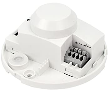 HASMI Schaltradar-Mikrowellenlichtsteuerungssensor-Sensorschalter 12-24V Dimmempfindlichkeits-Einstellungsverzögerung Bewegungserkennungslichtsteuerung