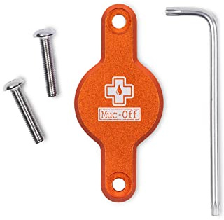 Muc-Off - Secure Tag Holder - Protection et Dissimulation de Apple Airtag - Emplacement Porte-Bidon - Orange