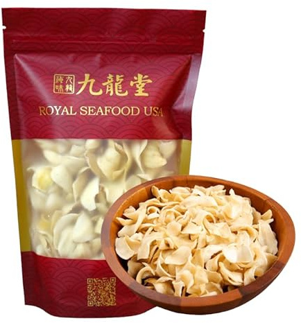 Royal Seafood USA Premium Dried Lily Bulbs Fresh and Natural Dried Lily 特级龙牙百合 养生煲汤一磅 1lb