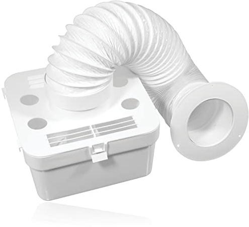 Kit de condensateur pour sèche-linge compatible avec boîte intérieure ventilée Candy 10,2 cm