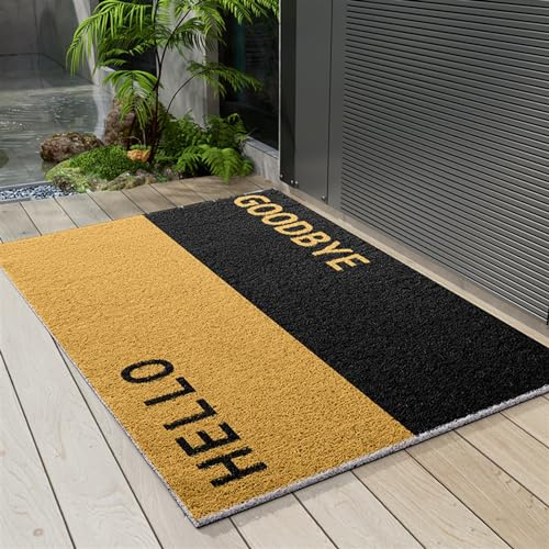 Heavyoff Felpudo Entrada Casa, Alfombra Lavable para Atrapar Suciedad, Alfombrilla Antideslizante de Cuidado Fácil para Exterior, Pasillo Estilo 5, 80x120cm