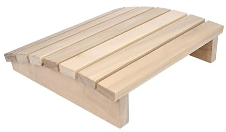 Gralara Almohada de Respaldo para Sauna, Reposacabezas de Sauna de Madera, Soporte para El Cuello Ergonómico Y Ligero, Accesorios para Sauna para Sala de