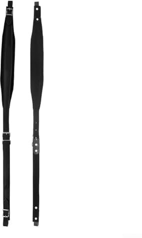 ZYWUOY Breite und dicke Akkordeon-Gurte reduzieren Schulterermüdung, für 60 bis 120 Bassakkordeons, mehrere Farboptionen (schwarz)