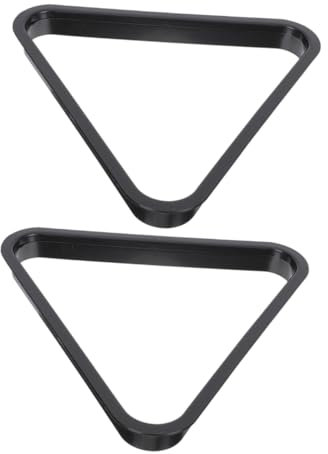 UPKOCH 2stücke Dreieck Billardkugelständer Mini Billardkugelhalter Poolbälle Rack Kompakt Und Tragbar Für Anfänger Und Heimgebrauch