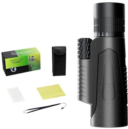 Kinderteleskop – Weltraumforschungsspielzeug, pädagogisches Kinderteleskop | Astronomisches Anfängerteleskop, Teleskop mit Einstellbarer Vergrößerung für Kinder, Wandern, Camping, Vogelbeobachtung