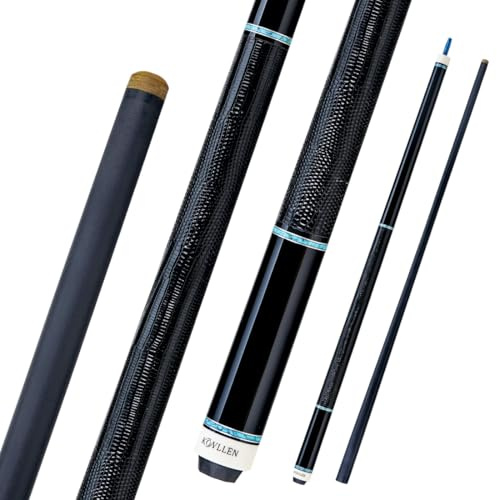 KONLLEN Kolfiber poolpinne låg avböjning poolkö avböjning handgjorda inlägg biljard poolpinnar ultra-släta professionella biljardköer för vuxna