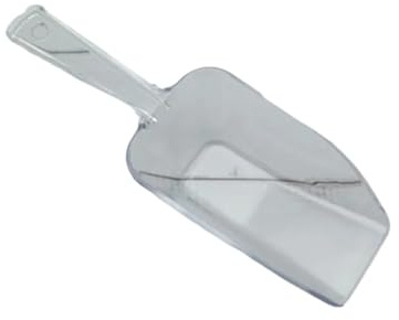 Paletta per il ghiaccio 6 mini palette for ghiaccio in plastica, paletta for, for dessert di nozze e feste(Small clear)
