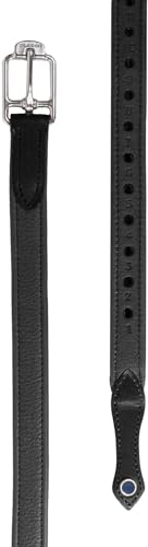 Stübben Steigbügelriemen de Luxe - schwarz - M (145cm)