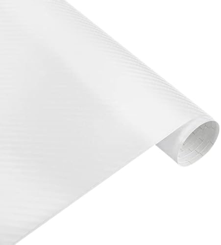 Könighaus (7,23€/m2 Transparent 3D Carbon Autofolie 200 x 152 cm blasenfrei mit Anleitung