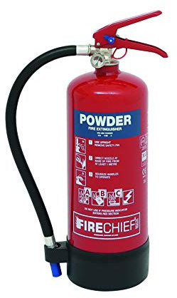 Firechief FXP3 Powder Extinguisher, XTR, 3 kg, Red