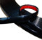 AERZETIX: 10mm 4.5m Bande Baguette adhésive Couleur Noir pour Auto Voiture Moto