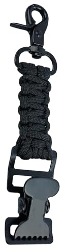 Arbeits-Handschuhhalter-Clip, Fäustling-Clips für die Arbeit - Arbeitshandschuhhalterriemen,Robuster, geflochtener Paracord-Handschuh-Clip-Halter aus Metall für Wandern, Camping und Outdoor-Aktivitäte
