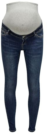 ONLY MATERNITY Jean Skinny OLMWAUW Taille Moyenne Skinny Fit Jeans